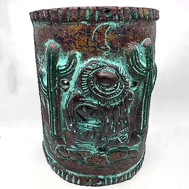 Applique murale terre cuite artisanat mexicain