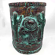 Applique murale terre cuite artisanat mexicain