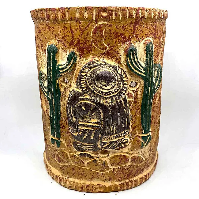 Applique terre cuite artisanat mexicain