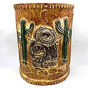 Applique terre cuite artisanat mexicain