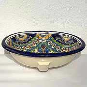 vasque en céramique colorée dans votre salle de bain