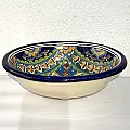 Vasque céramique en couleur pour déco salle de bain