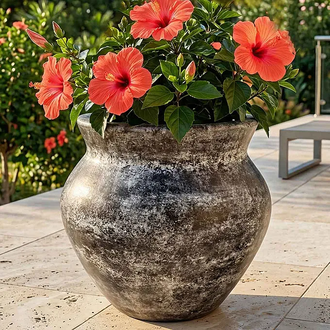 pot en terre cuite non gélive - Poterie pour planter