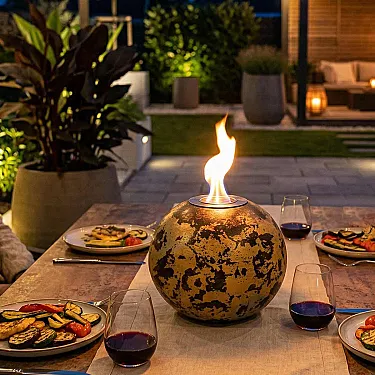 Cheminée de table pour ambiance conviviale - lampe éthanol