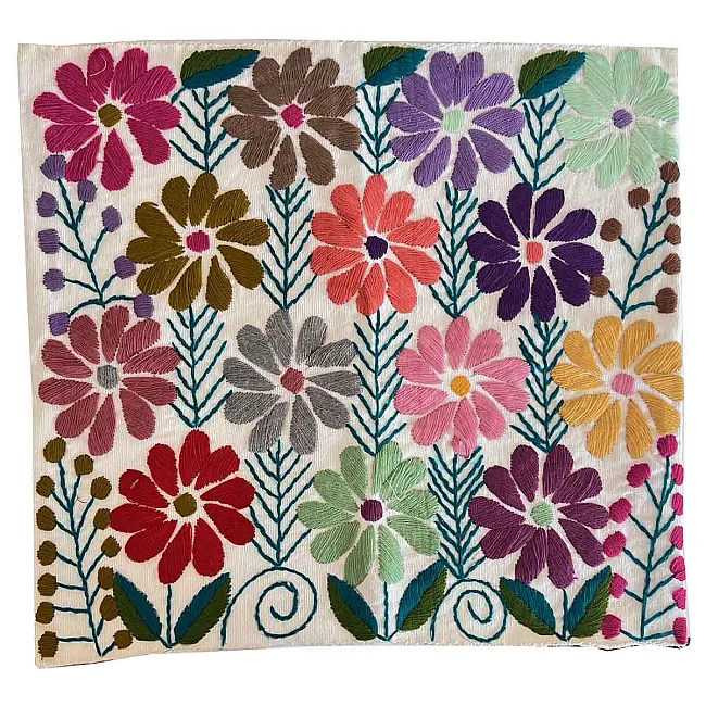 Housse de coussin - Artisanat mexicain