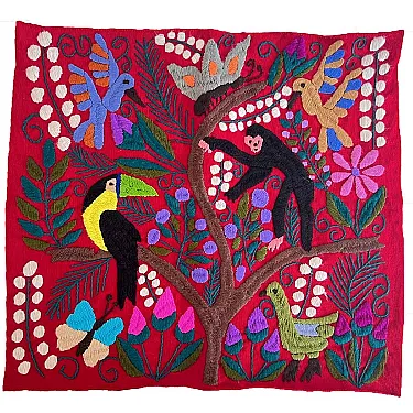 Housse de coussin - Coloré et brodé à la main