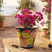 Pot de fleurs en céramique non gélif - Décoration extérieure
