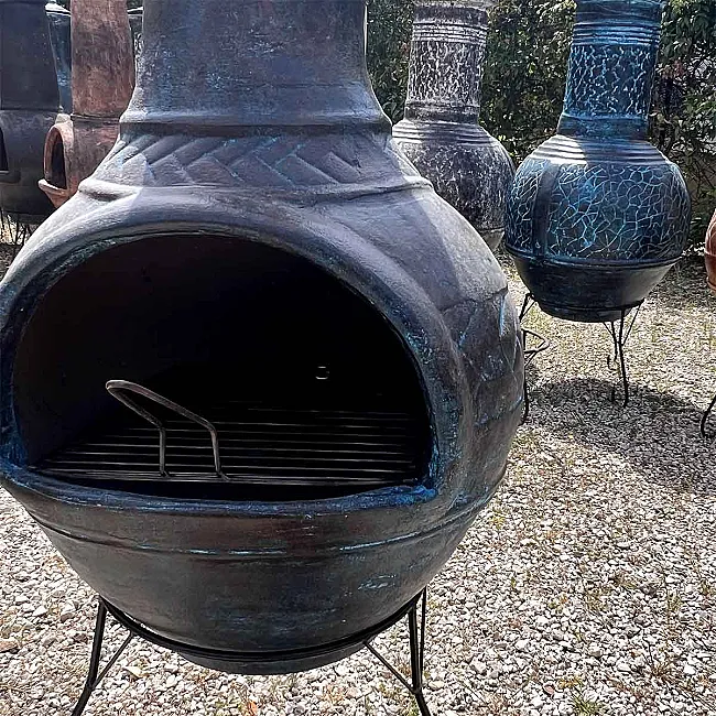 brasero terre cuite - cheminée et barbecue