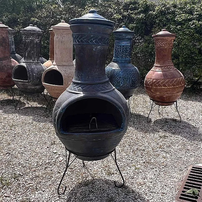brasero mexicain terre cuite - Barbecue et chauffage extérieur
