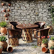 mobilier Equipal salon de jardin traditionnel mexicain