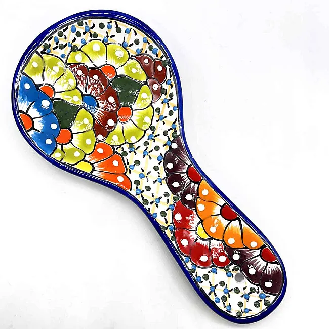 Repose cuillère céramique colorée - Art de la table