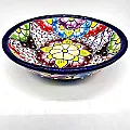 Plat apéro coloré en céramique