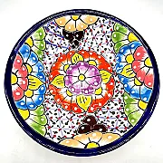 Plat apéro en céramique aux couleurs de l'été