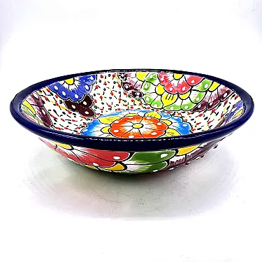 Plat en céramique pour présenter vos apéros - Vaisselle colorée artisanale