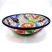 Plat en céramique pour présenter vos apéros - Vaisselle colorée artisanale