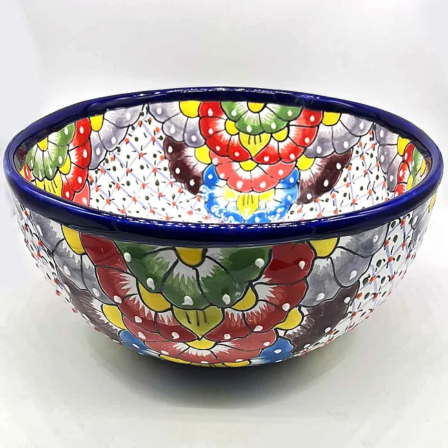 Saladier en céramique coloré