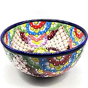 Grand saladier coloré en céramique - Vaisselle artisanale