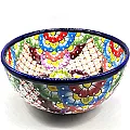Grand saladier coloré en céramique - Vaisselle artisanale