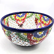 Saladier coloré en céramique - Vaisselle mexicaine