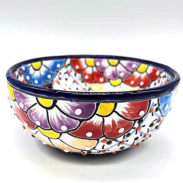 Petit plat rond céramique - Vaisselle artisanale pour présenter vos apéritifs