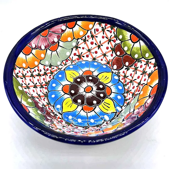 Plat en céramique pour servir - Vaisselle artisanale colorée