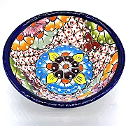 Plat en céramique pour servir - Vaisselle artisanale colorée