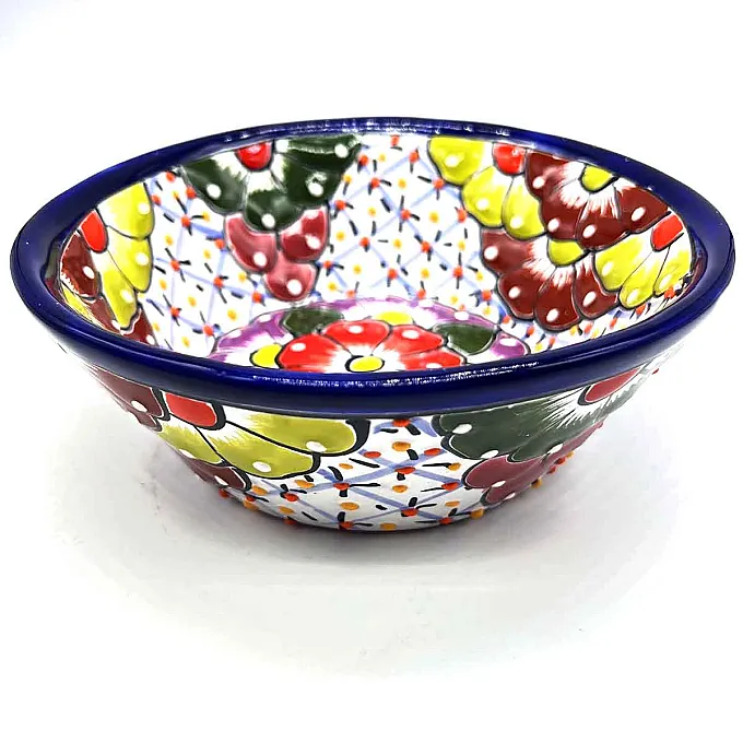 Plat rond en céramique - Vaisselle colorée déco de table