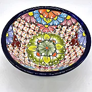 Plat coloré en céramique - Vaisselle artisanale de service