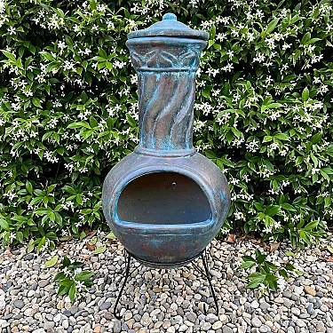 Brasero en terre cuite - Esthétique et pratique pour barbecues et chauffage exterieur