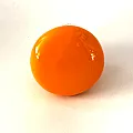 Bouton de porte jaune mango en céramique