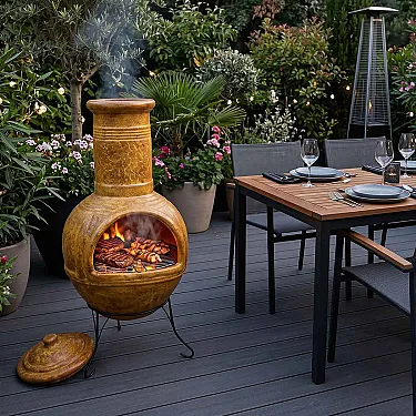 brasero mexicain - barbecue et chauffage extérieur pour ambiance conviviale
