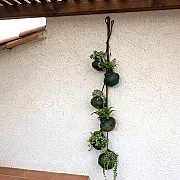 Suspension petits pots terre cuite - Déco murale