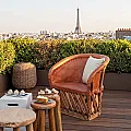 Fauteuil lounge en bois et cuir - Mobilier mexicain Equipal