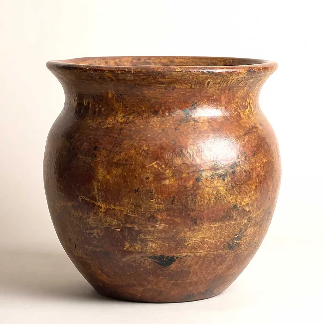 Grande poterie en terre cuite olla reina