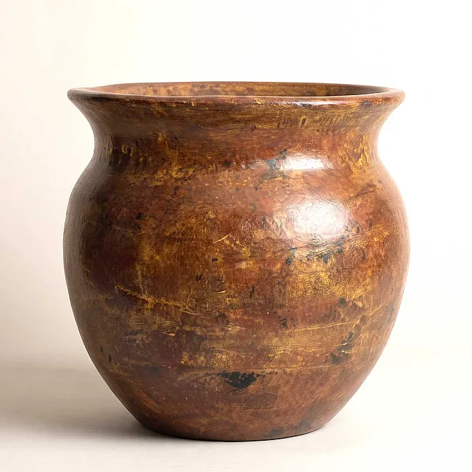 Grande poterie en terre cuite olla reina