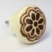Bouton de porte céramique