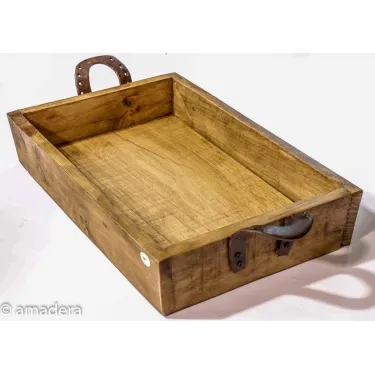 Plateau de service en bois