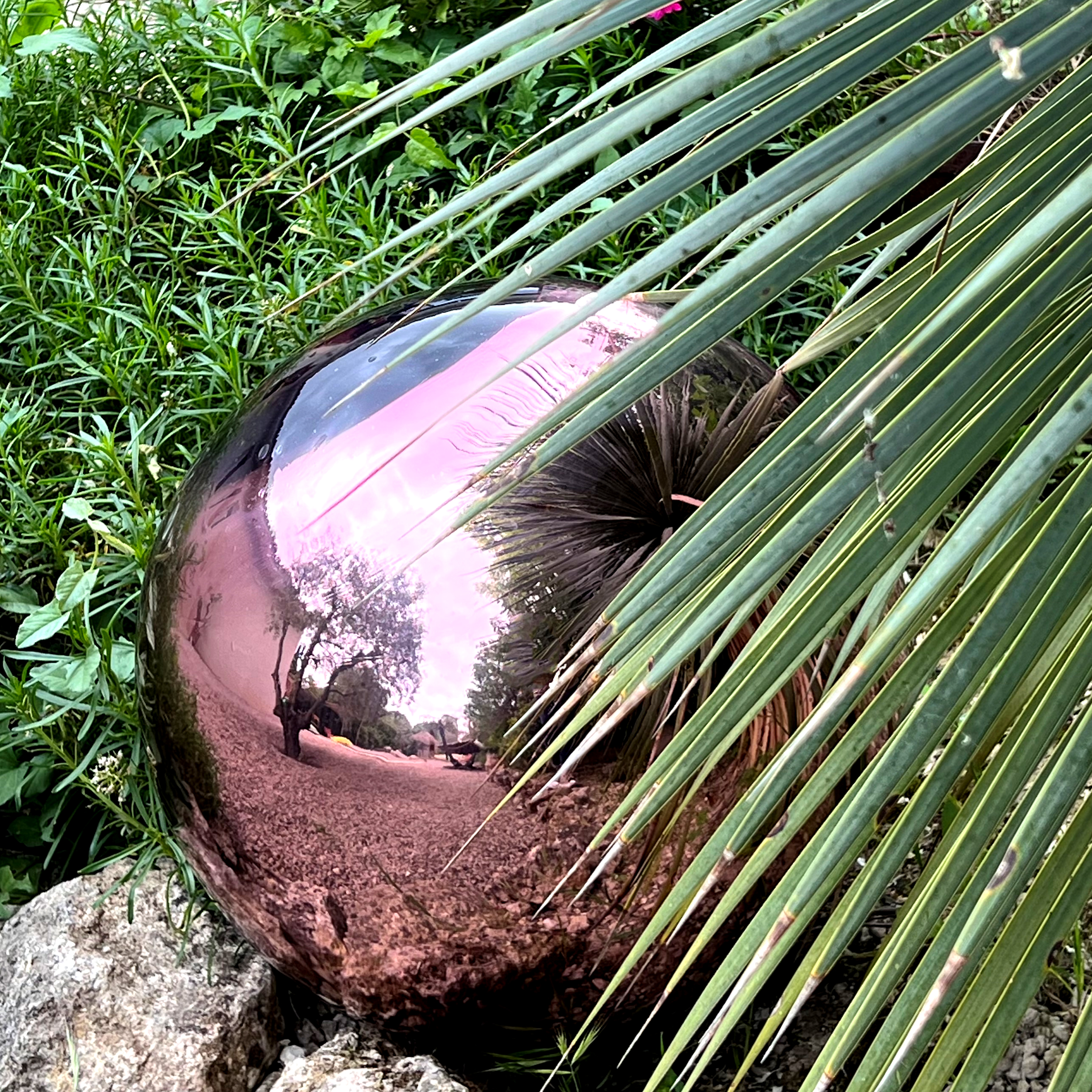 Grande Boule De Sorcière En Verre Soufflée à La Main Grande Boule De Sorcière En Verre Soufflée à La Main